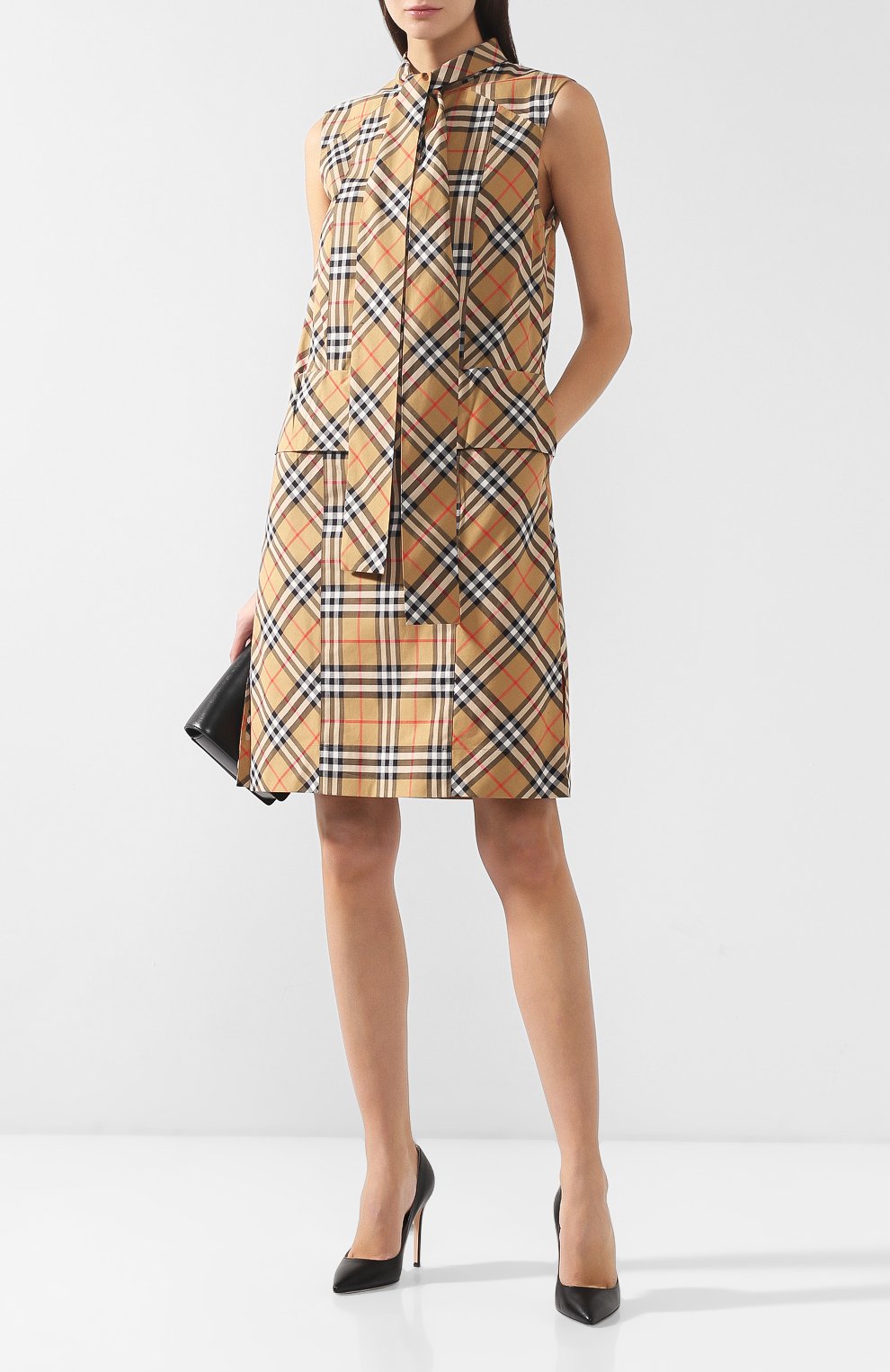 Хлопковое платье BURBERRY, арт. 8004561, фото 2