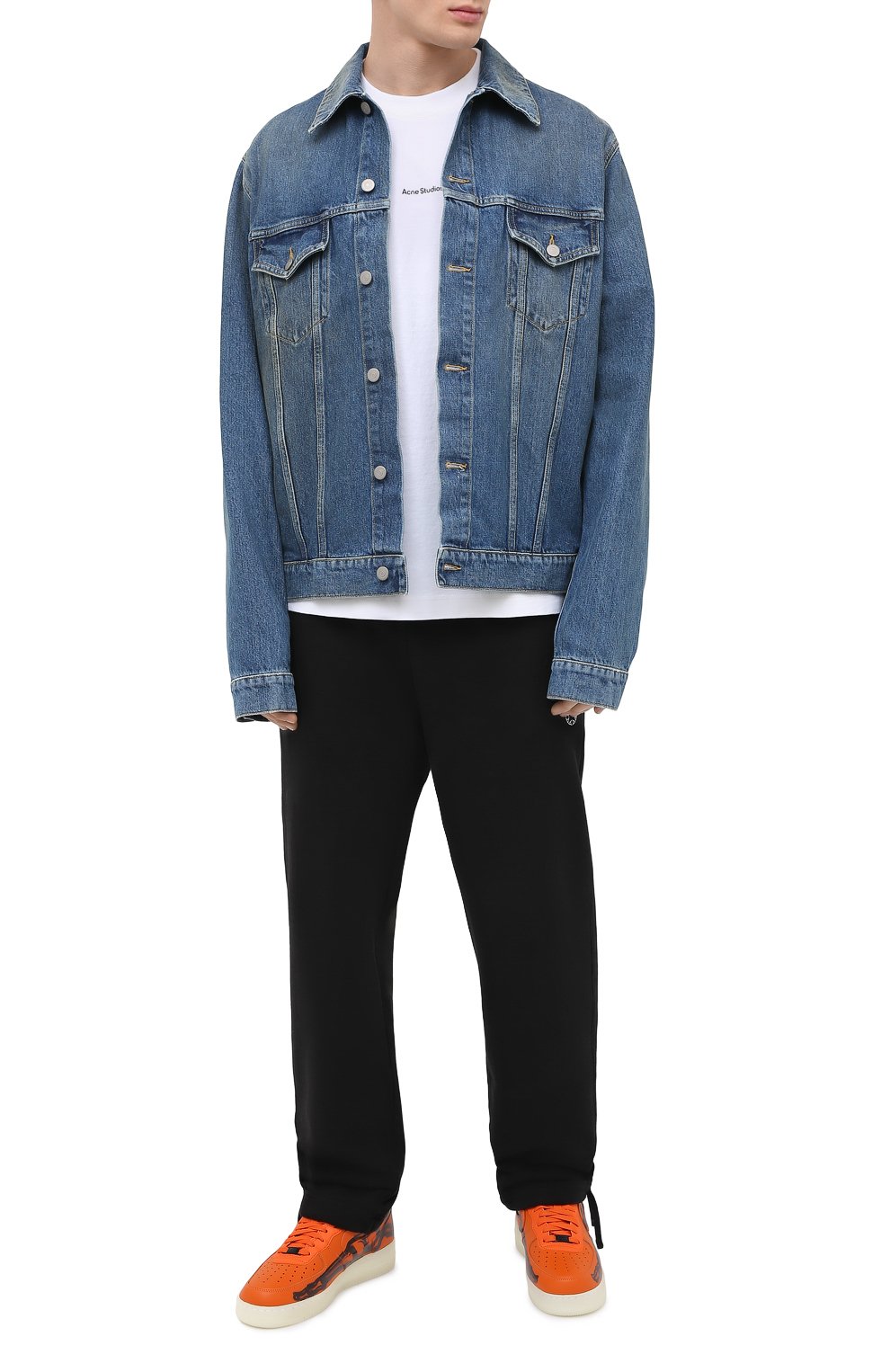 Кеды air force 1 skeleton "brilliant orange" NIKELAB, арт. CU8067-800, фото 2