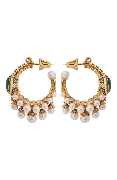 Женские серьги seascape treasure QUEENSBEE, арт. 202307