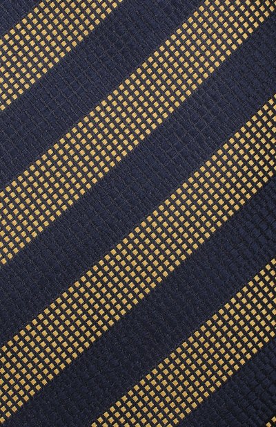 Шелковый галстук ZEGNA темно-синего цвета по цене 20700 руб., арт. Z8D85/1UM, фото 3 Шелковый галстук ZEGNA, арт. Z8D85/1UM, фото 3