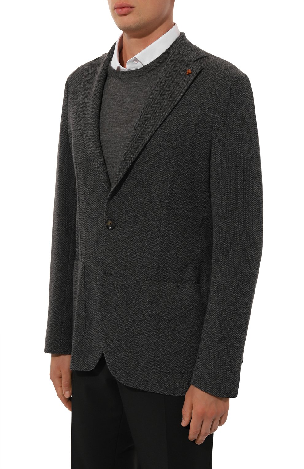 Пиджак из шерсти и хлопка SARTORIA LATORRE, арт. JD74/JG031, фото 5
