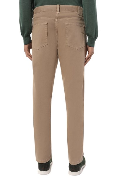 Джинсы ZEGNA бежевого цвета по цене 75400 руб., арт. UBI45A5/CITYX232, фото 4 Джинсы ZEGNA, арт. UBI45A5/CITYX232, фото 4