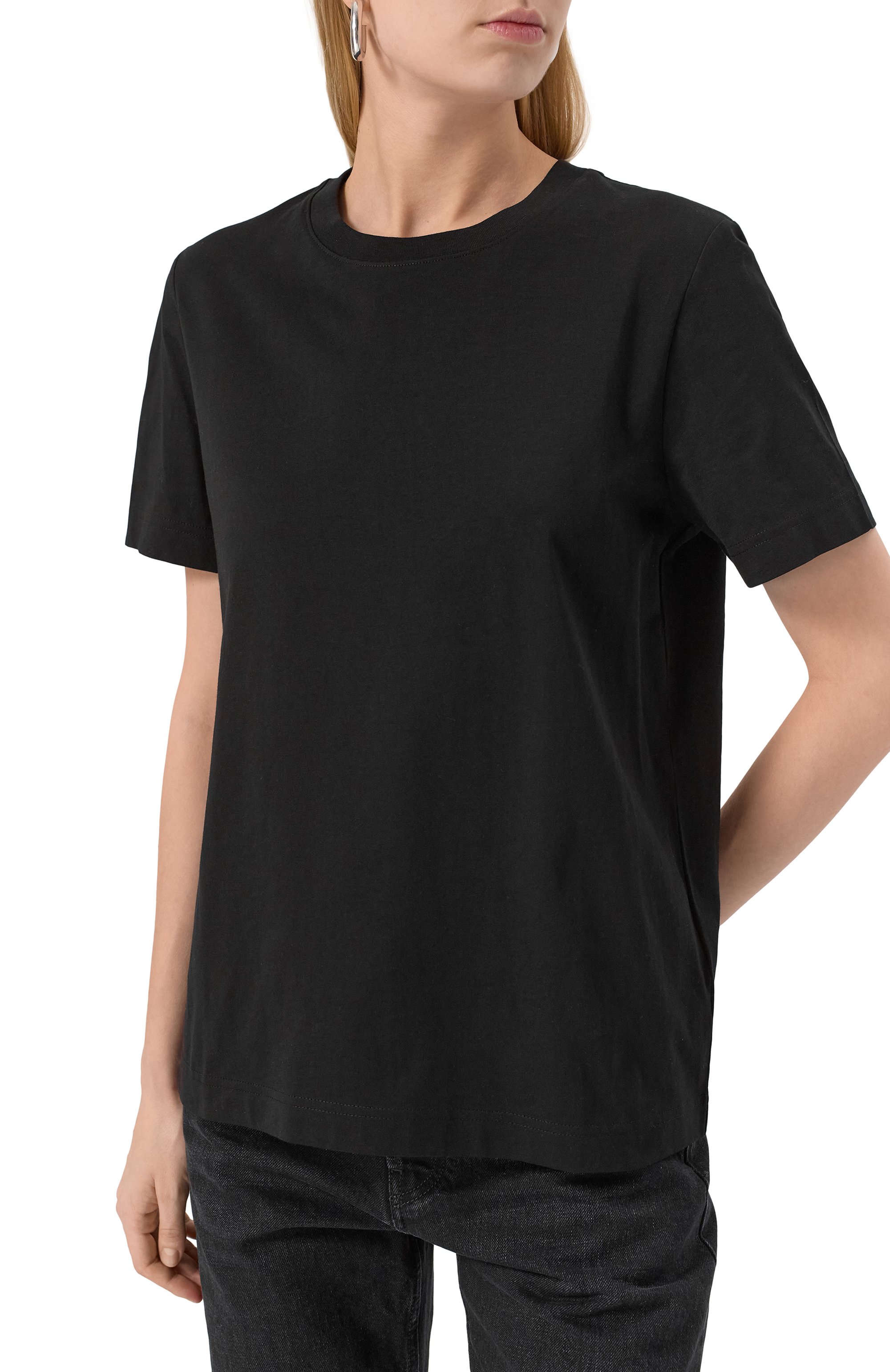 Хлопковая футболка BOSS, арт. 50457259, фото 5