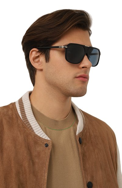 Солнцезащитные очки ZILLI серого цвета по цене 108000 руб., арт. S0CTAVM3020V65075, фото 2 Солнцезащитные очки ZILLI, арт. S0CTAVM3020V65075, фото 2