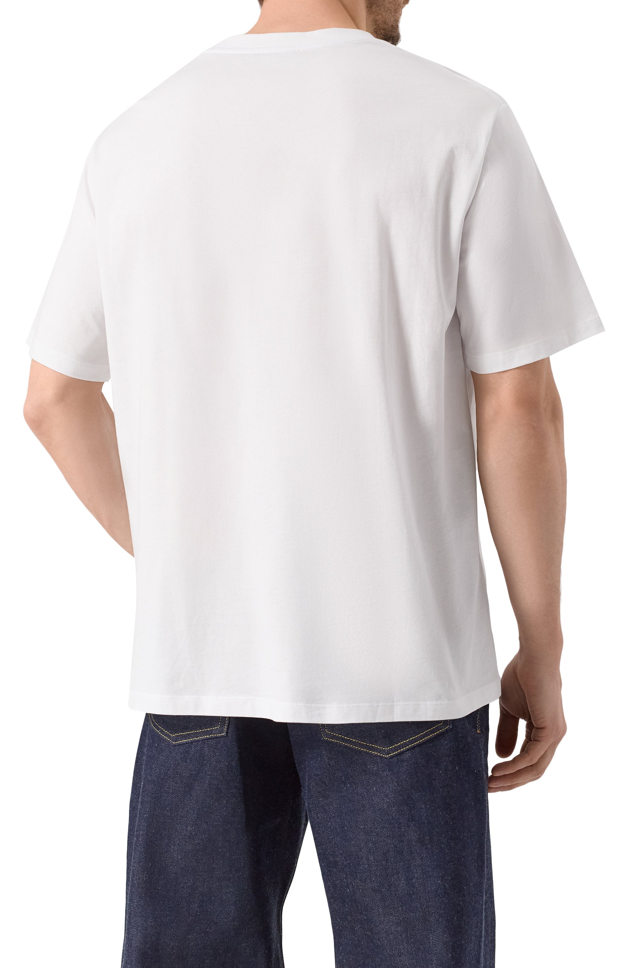 Хлопковая футболка BALMAIN, арт. EH0EG010GE80, фото 4