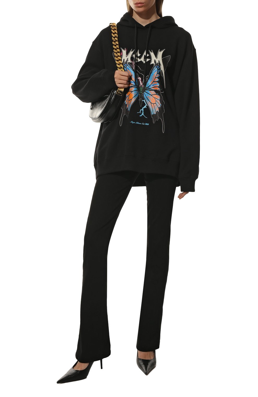 Хлопковое худи MSGM, арт. 3341MDM160 227799, фото 2
