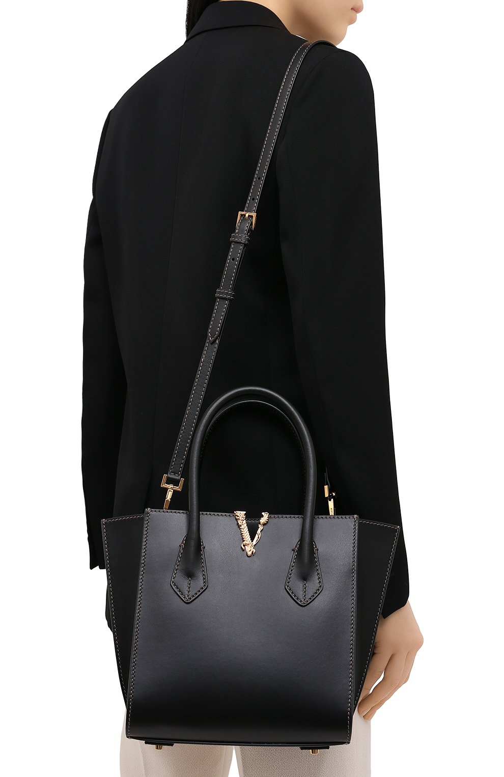 Сумка-тоут virtus  VERSACE, арт. DBFH990/D5VIT, фото 5