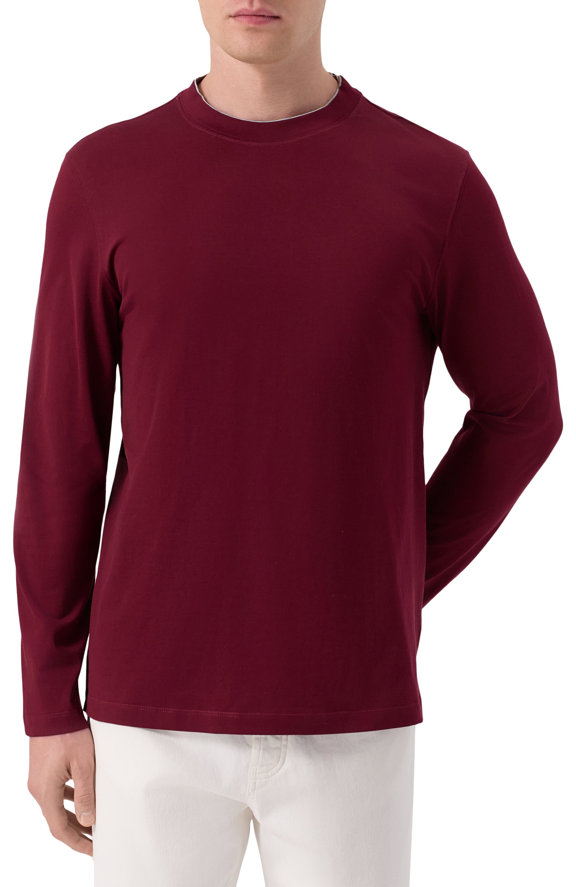 Хлопковый лонгслив BRUNELLO CUCINELLI, арт. M0B137433, фото 3