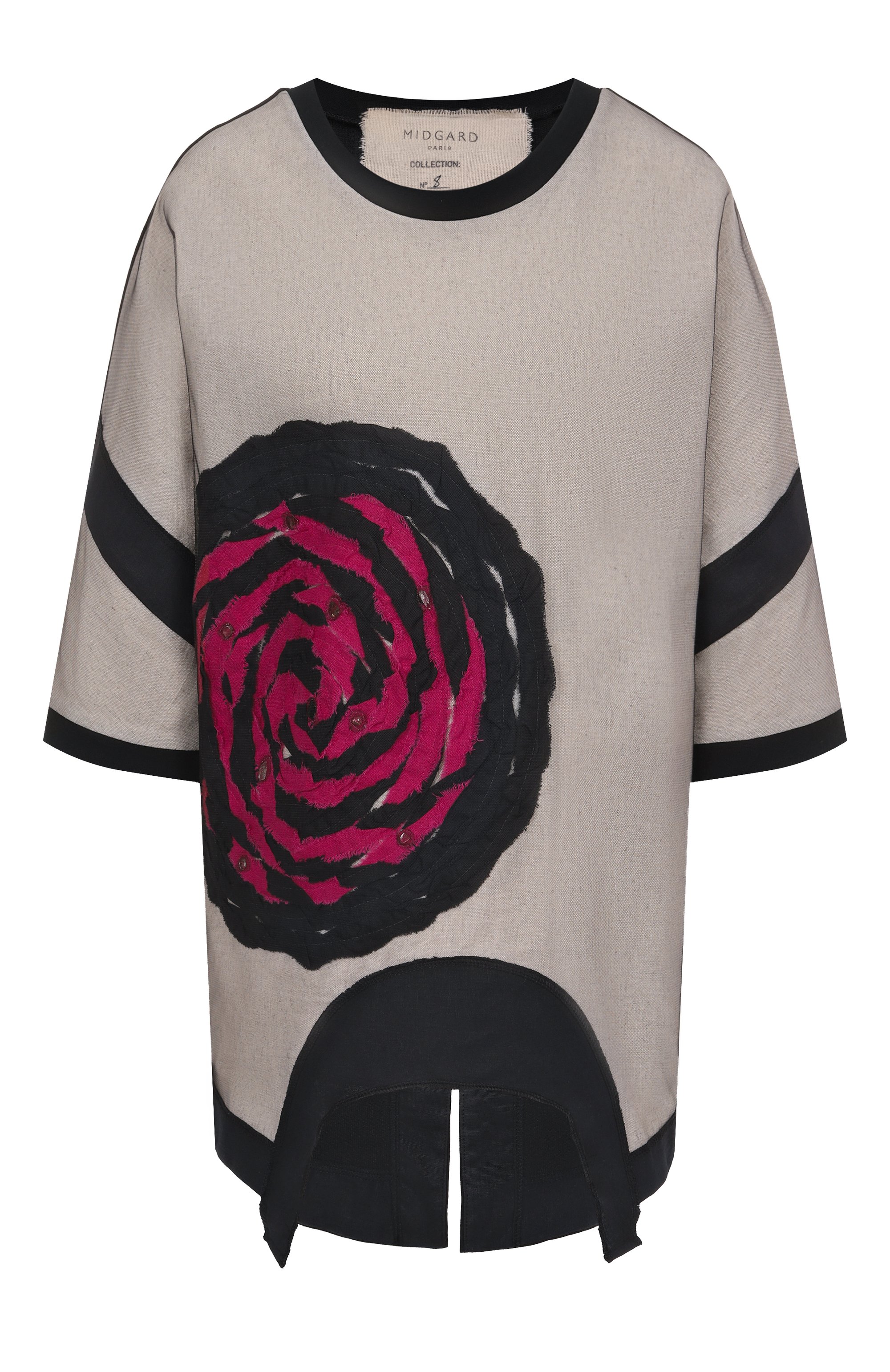 Футболка из хлопка и льна MIDGARD PARIS, арт. TT33LN-OS-BJ, фото 1