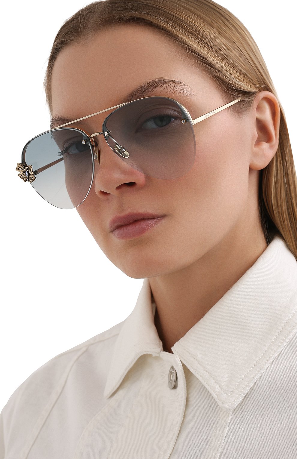 Солнцезащитные очки ALEXANDER MCQUEEN, арт. AM0272S 001, фото 2