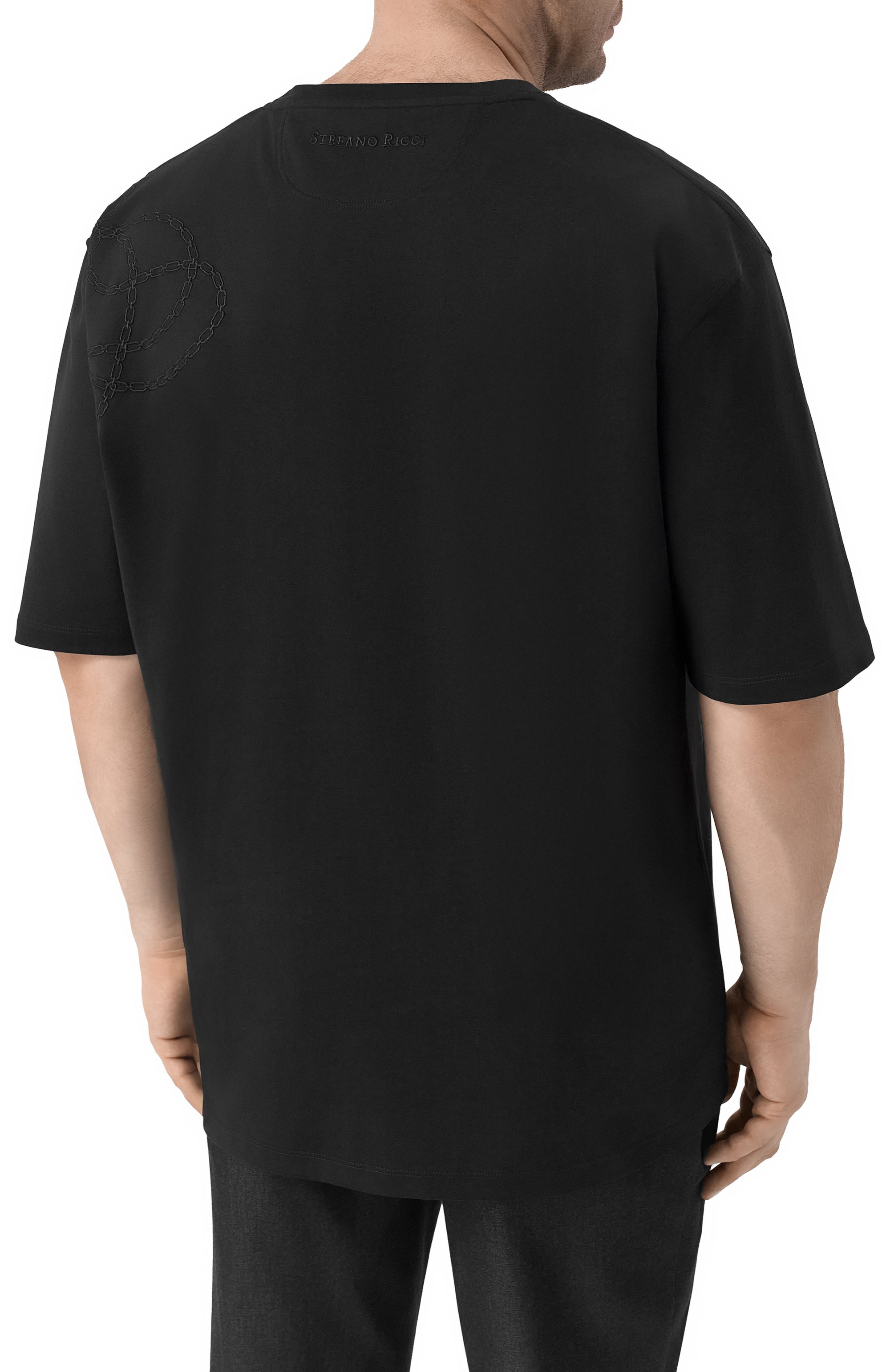 Хлопковая футболка STEFANO RICCI, арт. MNH6105080/LUXT, фото 4