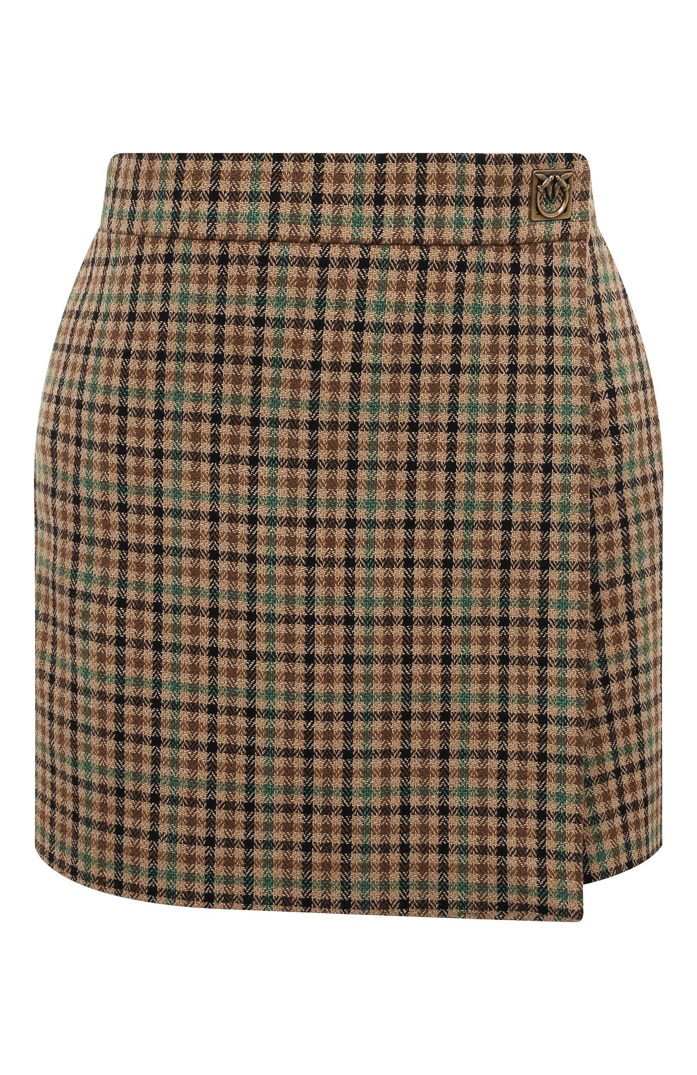 Хлопковые шорты PINKO коричневого цвета по цене 25300 руб., арт. 1G184N-A07Q, фото 1 Хлопковые шорты PINKO, арт. 1G184N-A07Q, фото 1