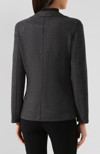 Кашемировый жакет GIORGIO ARMANI темно-серого цвета по цене 346000 руб., арт. 6GAG59/AJPRZ, фото 4 Кашемировый жакет GIORGIO ARMANI, арт. 6GAG59/AJPRZ, фото 4