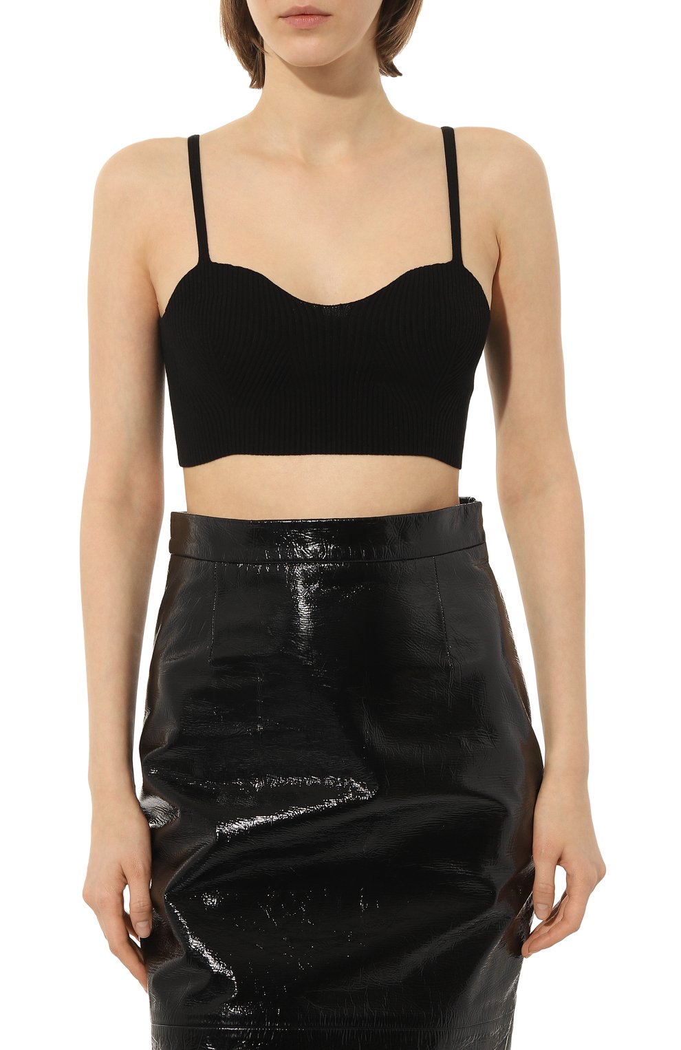 Кроп-топ из вискозы DRIES VAN NOTEN, арт. 231-011208-6711, фото 3
