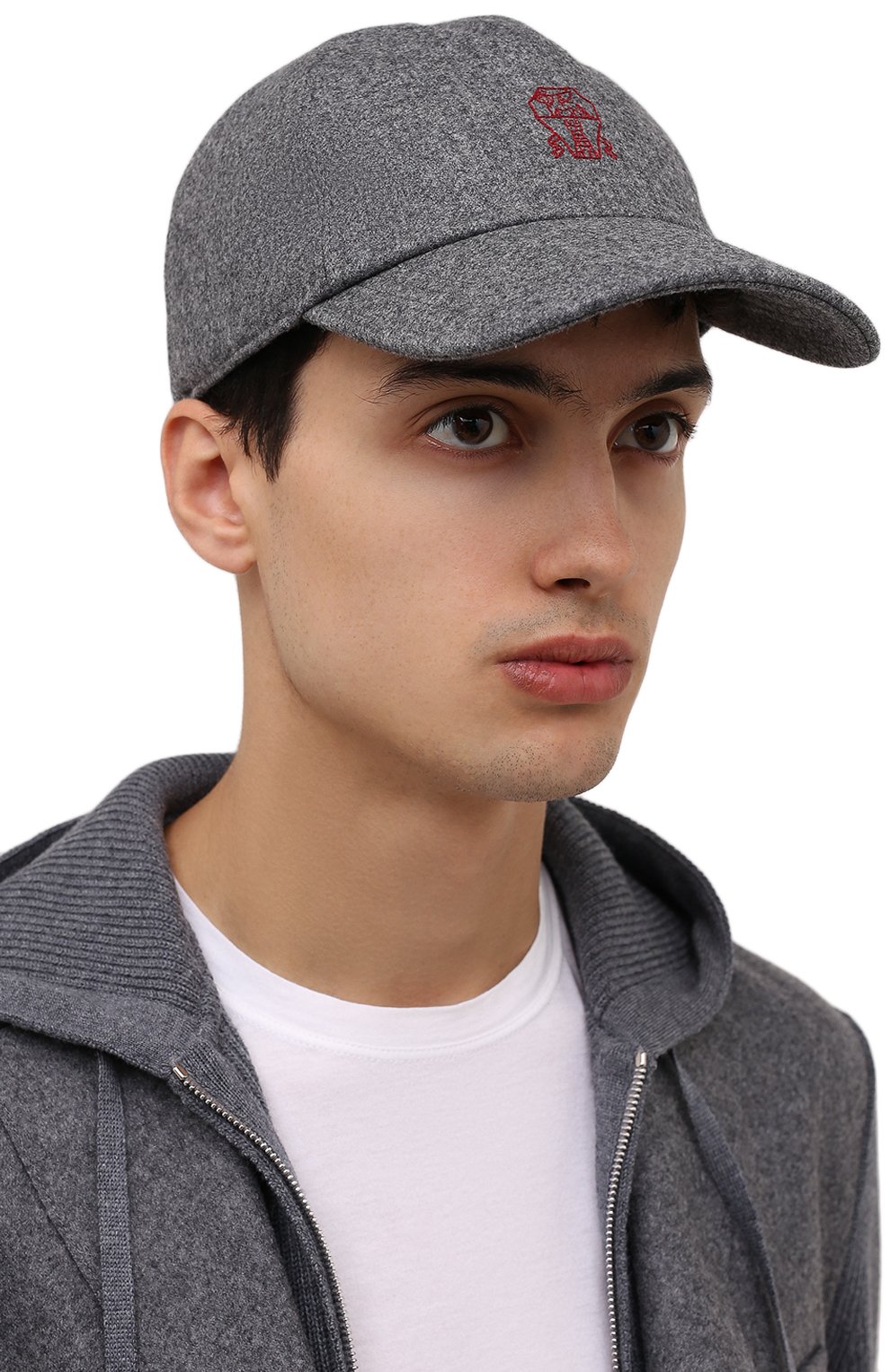 Шерстяная бейсболка BRUNELLO CUCINELLI, арт. M038P9985, фото 2