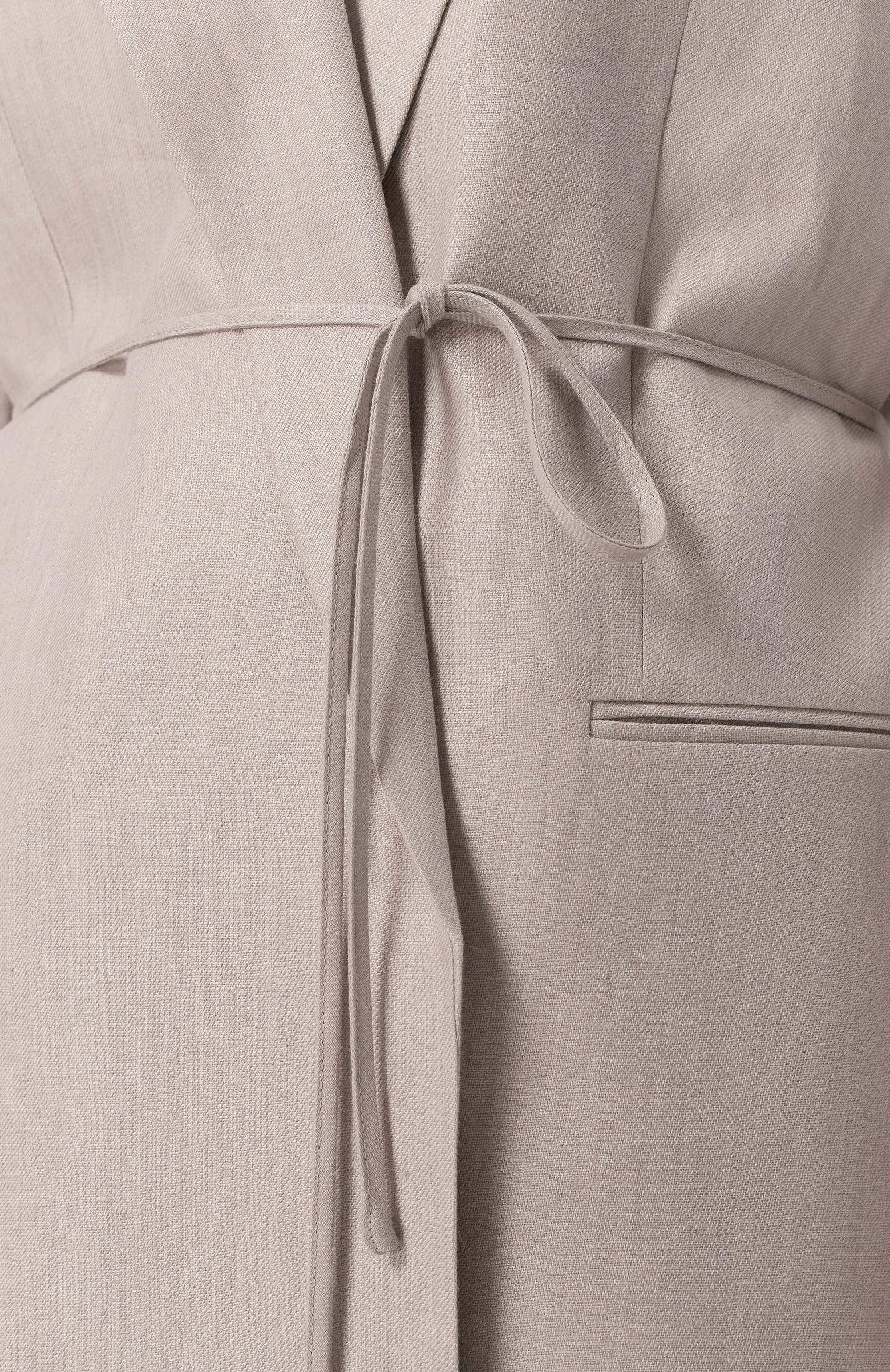 Льняной жакет 12 STOREEZ, арт. 131475, фото 6