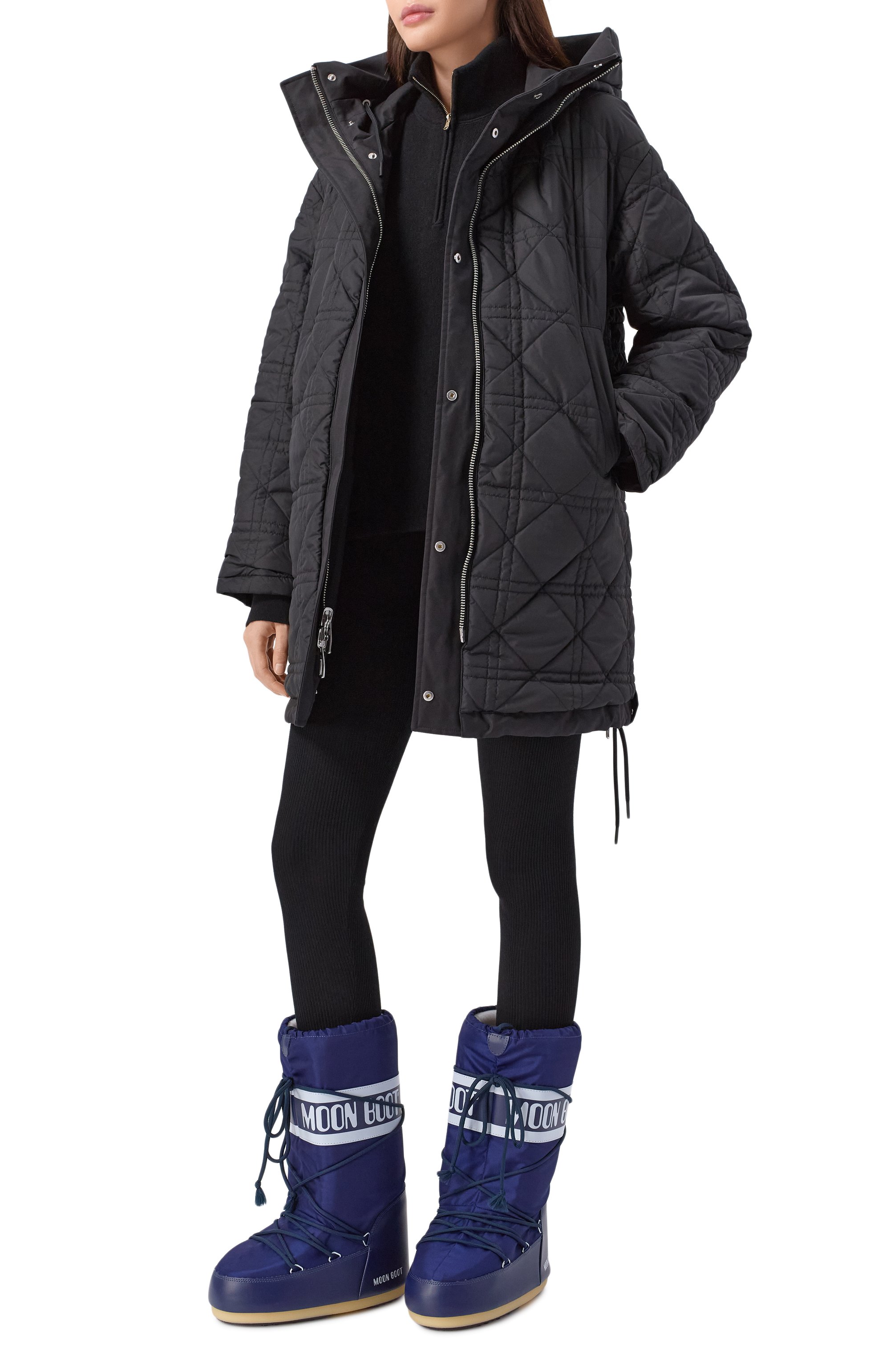 Шерстяные легинсы ADDICTED черного цвета по цене 26800 руб., арт. AD2513, фото 2 Шерстяные легинсы ADDICTED, арт. AD2513, фото 2