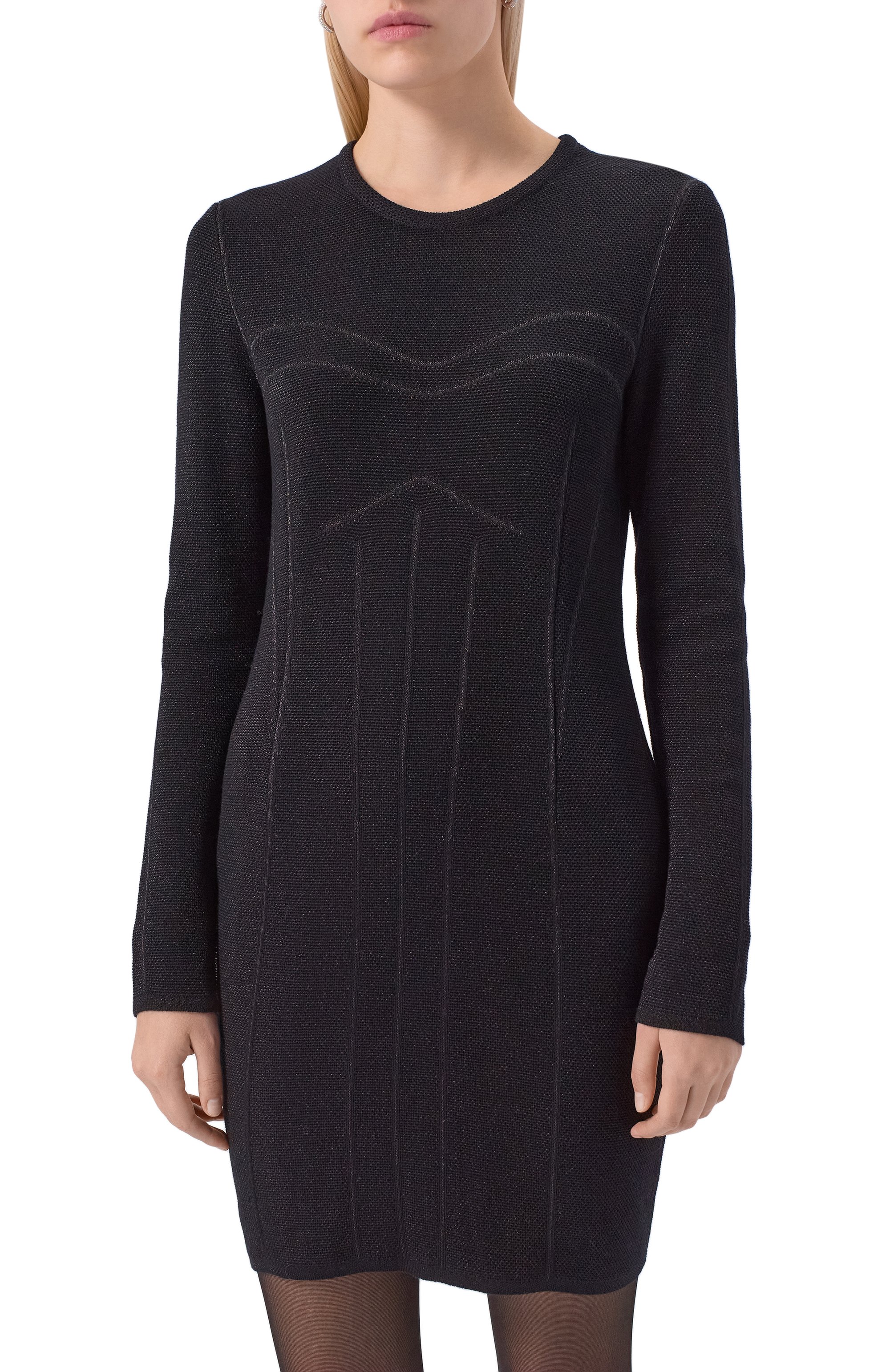 Платье из шерсти и вискозы AND THE BRAND, арт. W26-D050-1202-900, фото 3