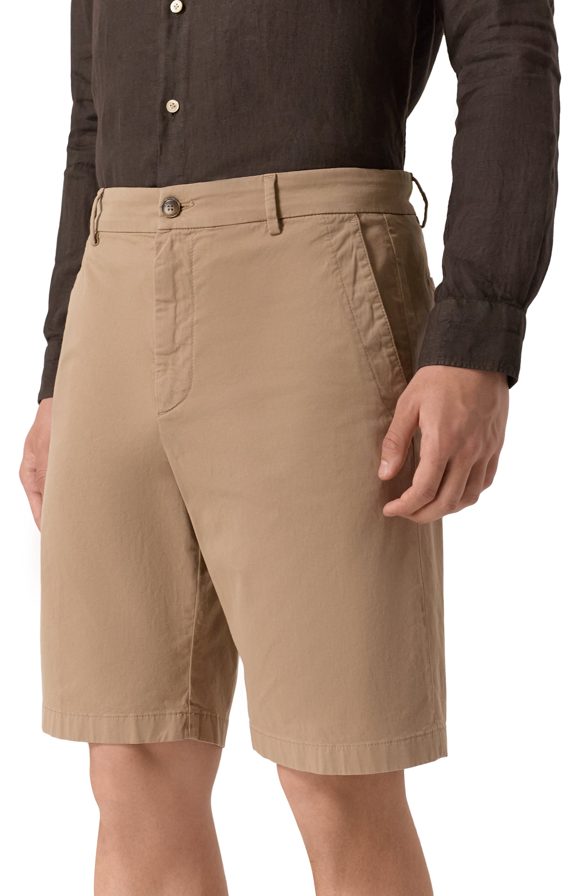 Хлопковые шорты CANALI, арт. 95609/PT01482, фото 3