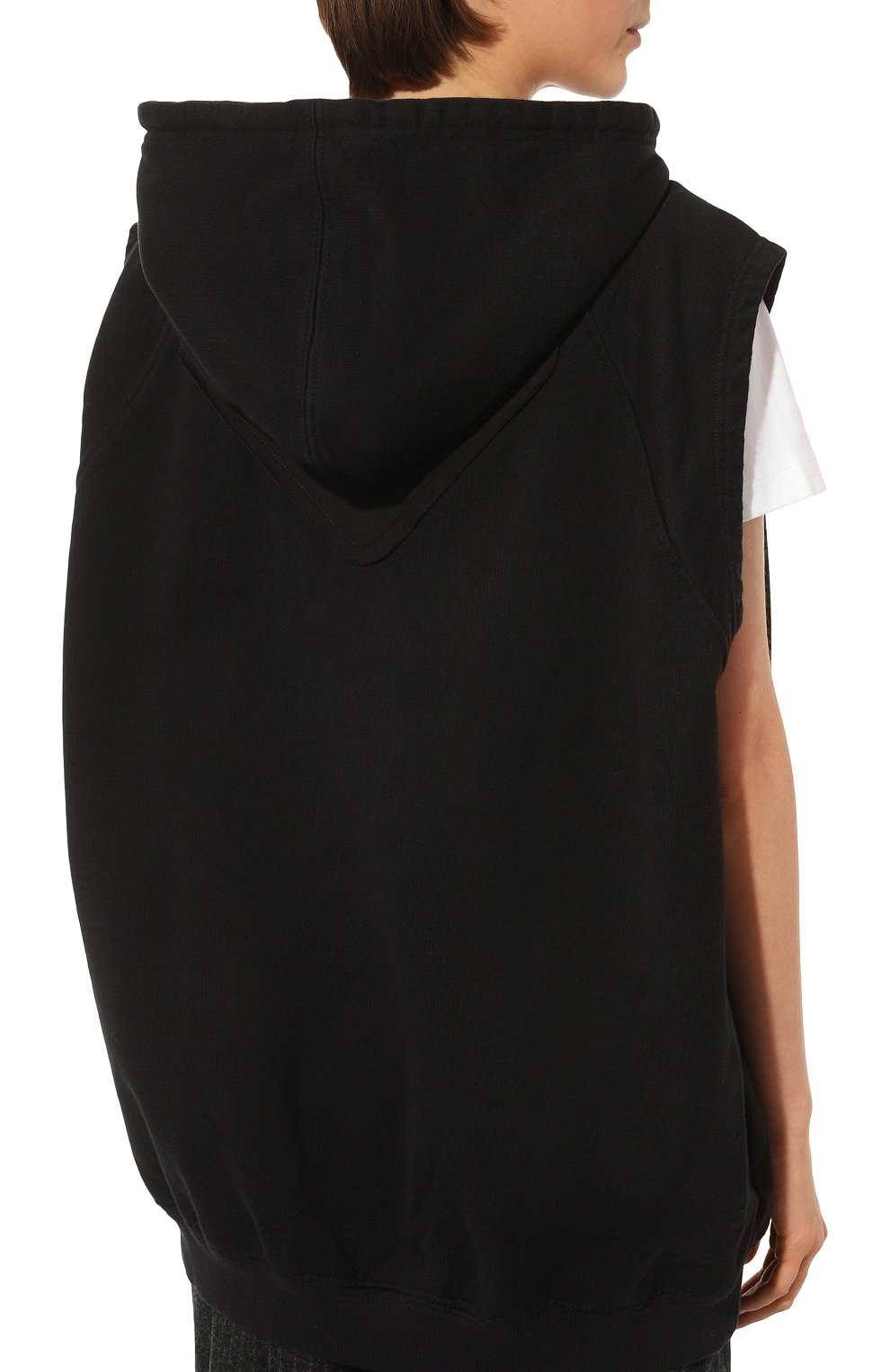 Хлопковое худи PRADA, арт. 139688-1YQR-F0967-211, фото 4