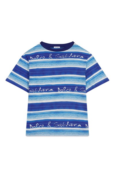 Хлопковая футболка DOLCE & GABBANA, арт. L4JTHV/II7FT/8-14