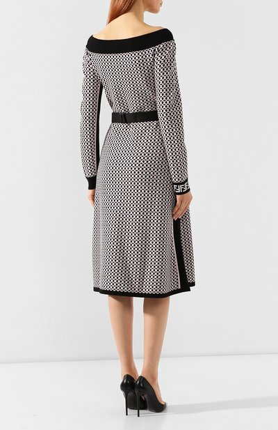 Платье с поясом FENDI, арт. FZD728 A61K, фото 4