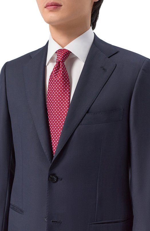 Шелковый галстук Stefano Ricci CCXL/60035 Красный  CCXL/60035 Фото 2