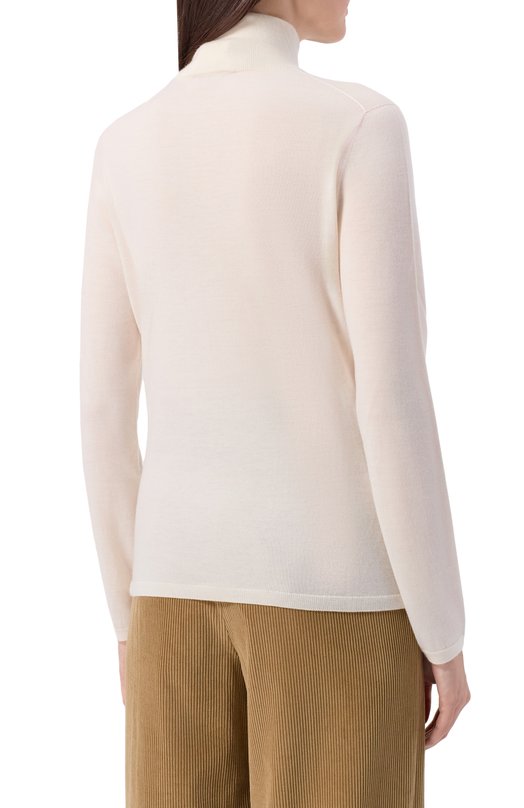 Кашемировая водолазка Max Mara MEANA Кремовый  MEANA Фото 4
