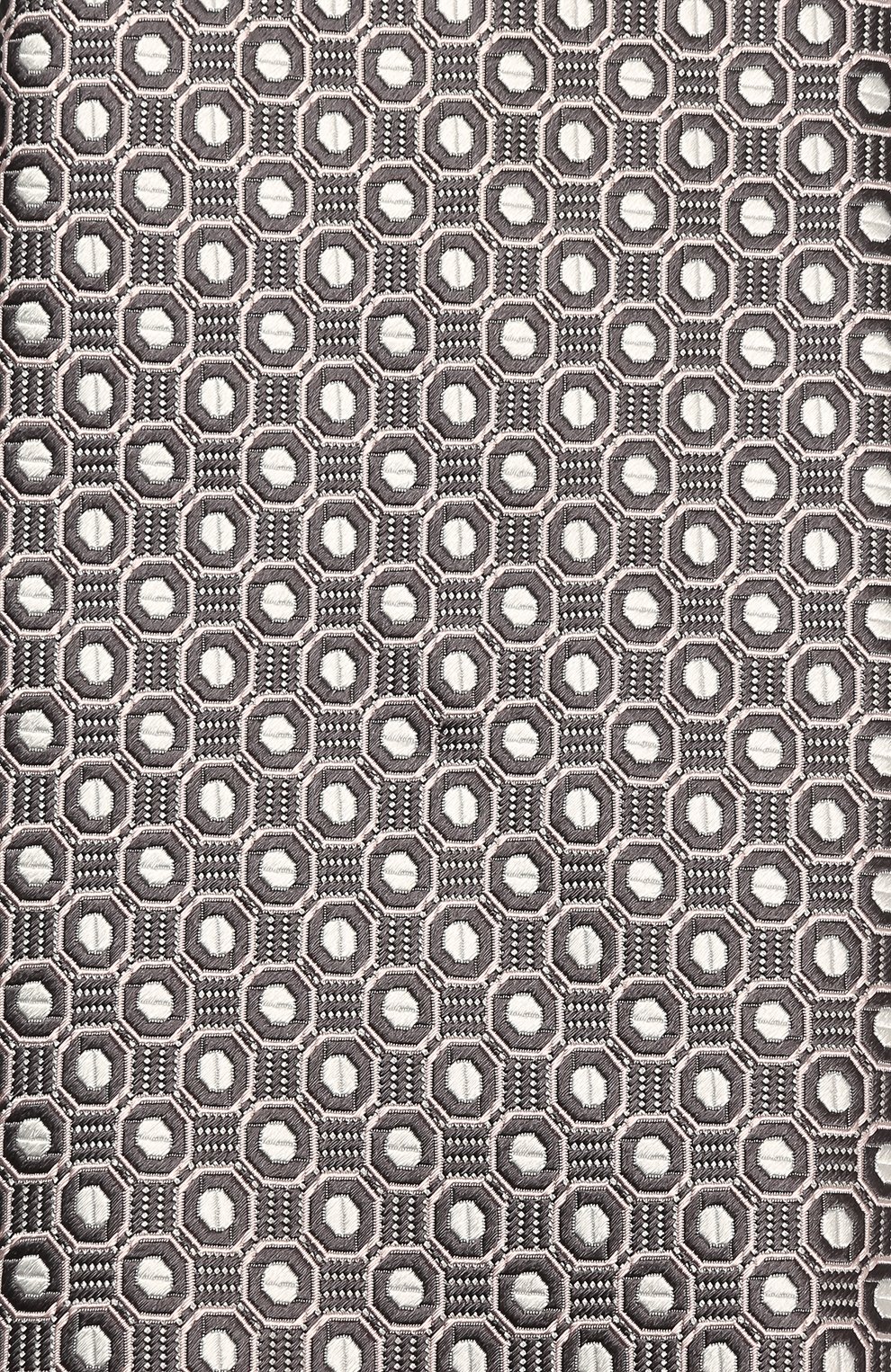 Шелковый галстук с узором ZEGNA коричневого цвета по цене 17950 руб., арт. Z9E561XW, фото 3 Шелковый галстук с узором ZEGNA, арт. Z9E561XW, фото 3