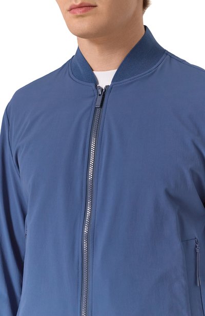 Бомбер BOSS синего цвета по цене 52300 руб., арт. 50538630, фото 5 Бомбер BOSS, арт. 50538630, фото 5