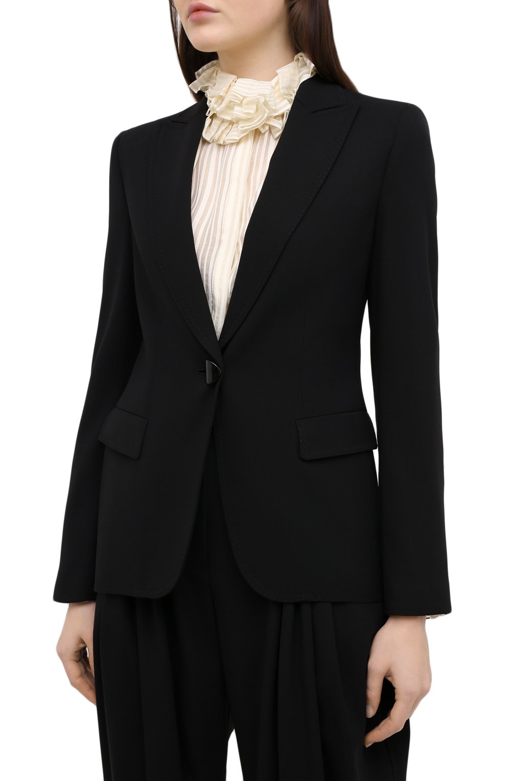 Шерстяной жакет GIORGIO ARMANI, арт. 0WHGG0H0/T01QW, фото 3