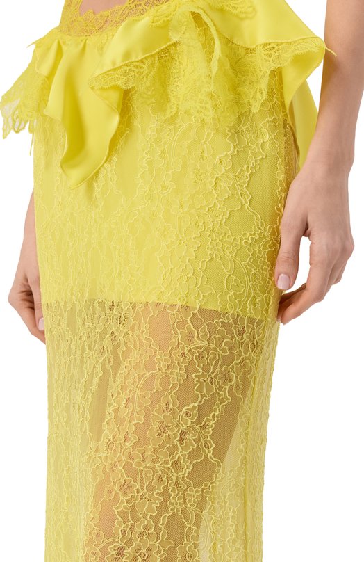 Платье David Koma RE26DK05DL Жёлтый  RE26DK05DL Фото 4