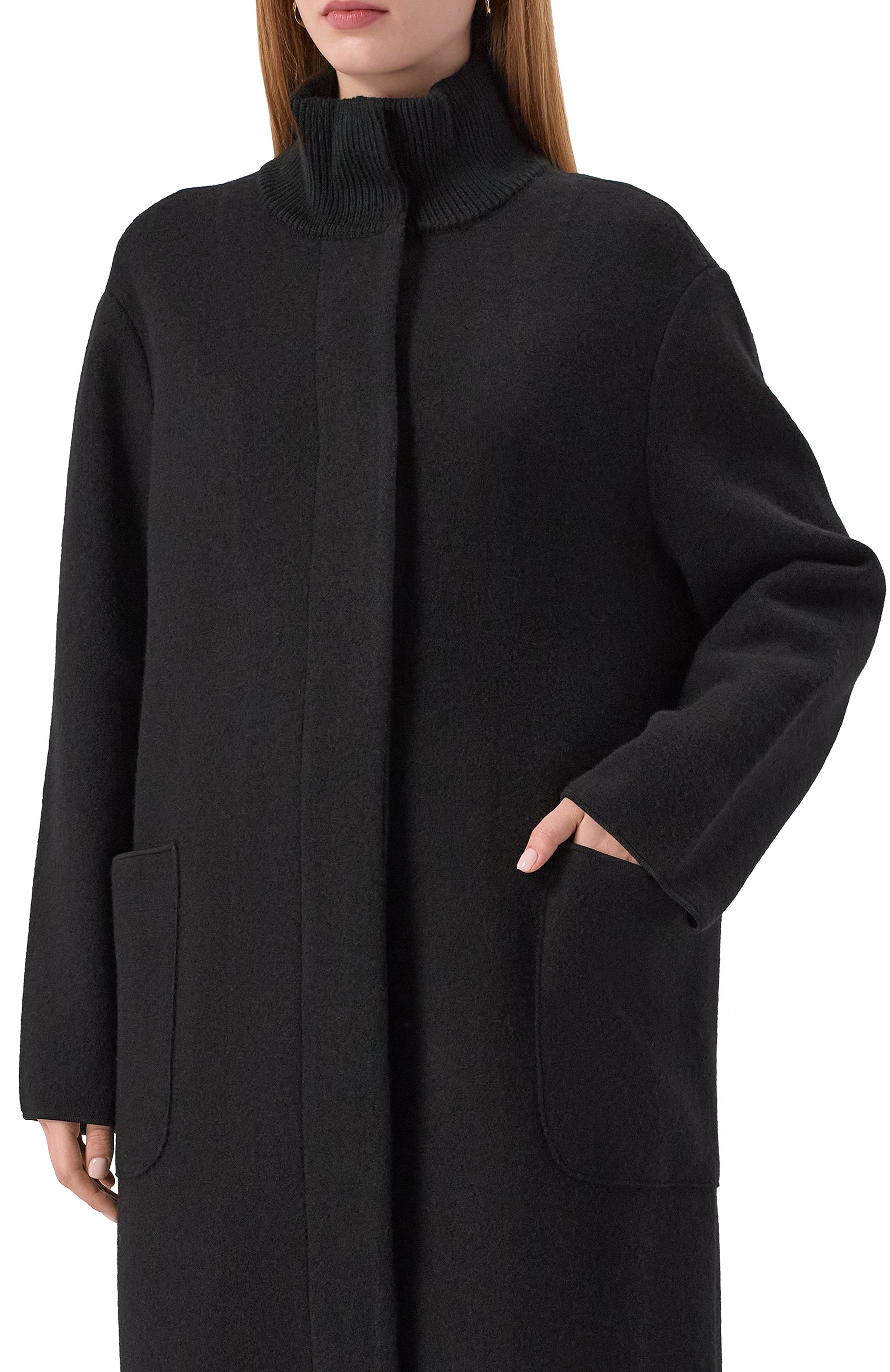 Пальто из шерсти и хлопка EMPORIO ARMANI, арт. EW001234/AF19926, фото 5