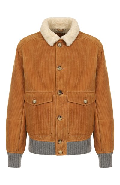 Мужская дубленка из овчины BRUNELLO CUCINELLI, арт. MPMPE1952