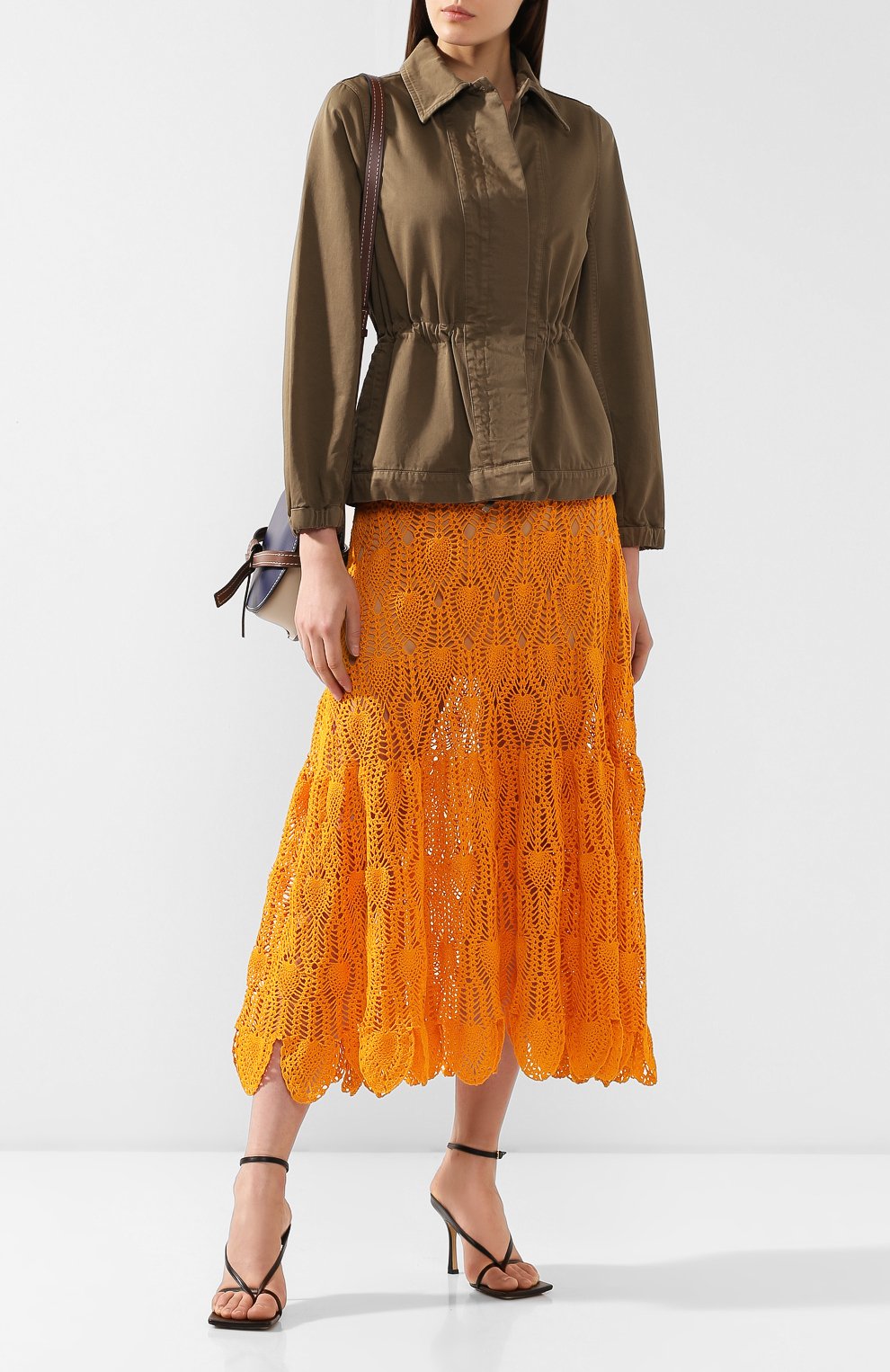 Хлопковая юбка LOEWE, арт. S32950700T, фото 2