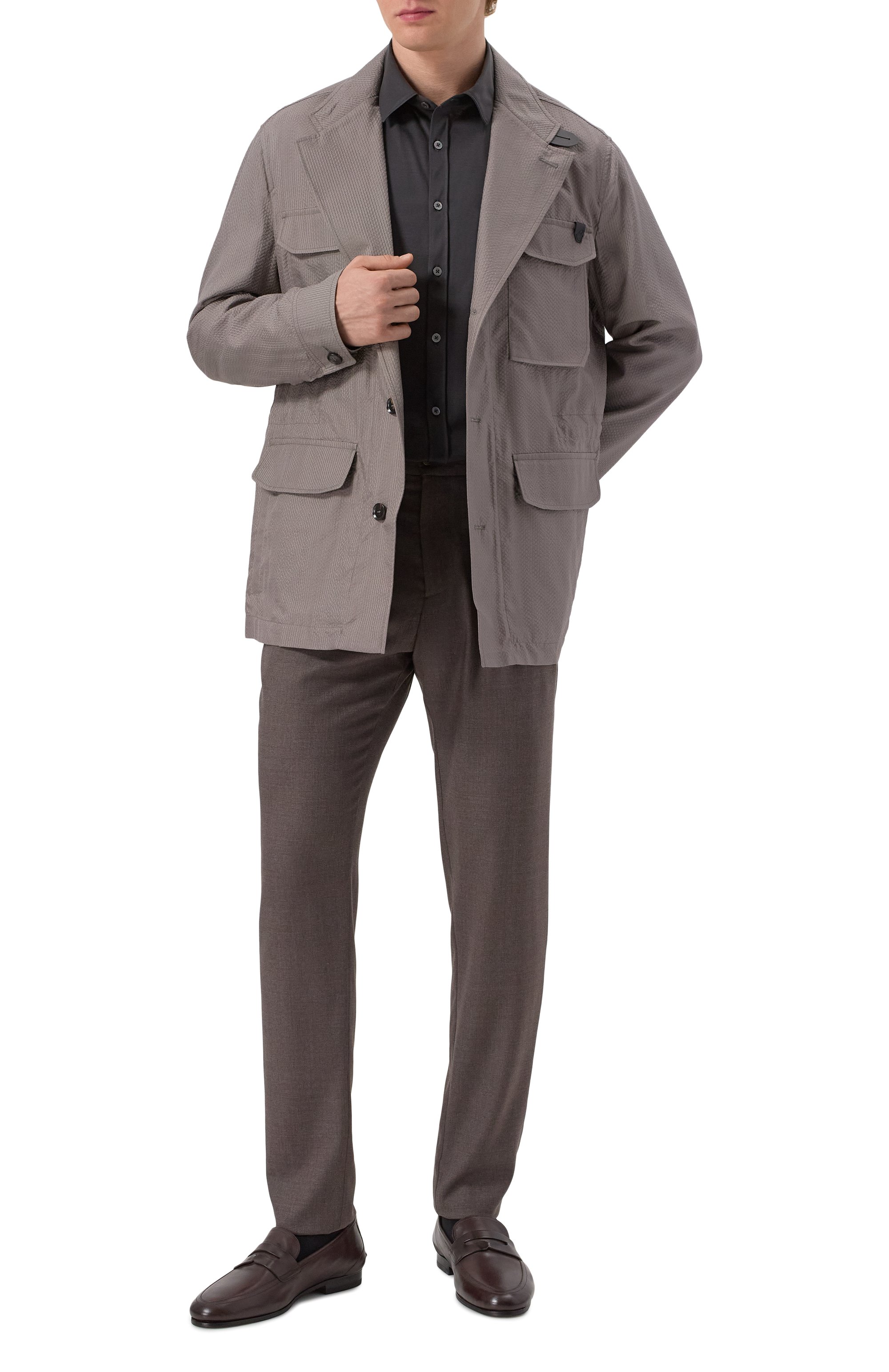 Шелковая куртка BRIONI, арт. SGQQ0L/PB467, фото 2