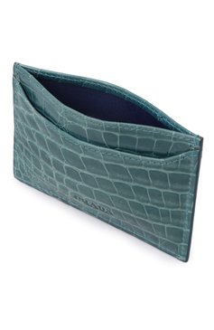 Кожаный футляр для кредитных карт из крокодила PRADA, арт. 1M0208-0Y7-F0215, фото 3