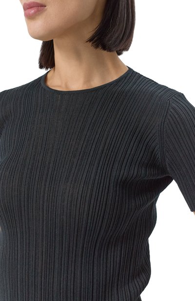 Топ из хлопка и  шелка AGNONA, арт. KT09015/7Q180M, фото 5