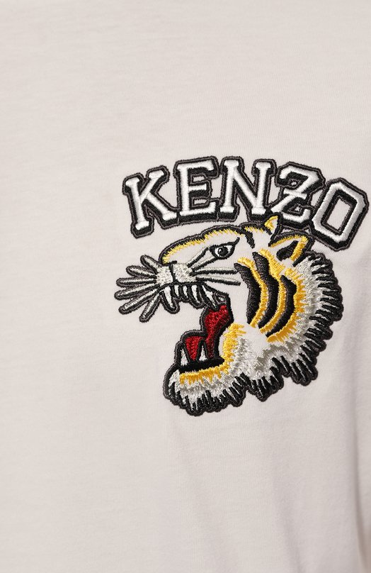 фото Хлопковая футболка kenzo