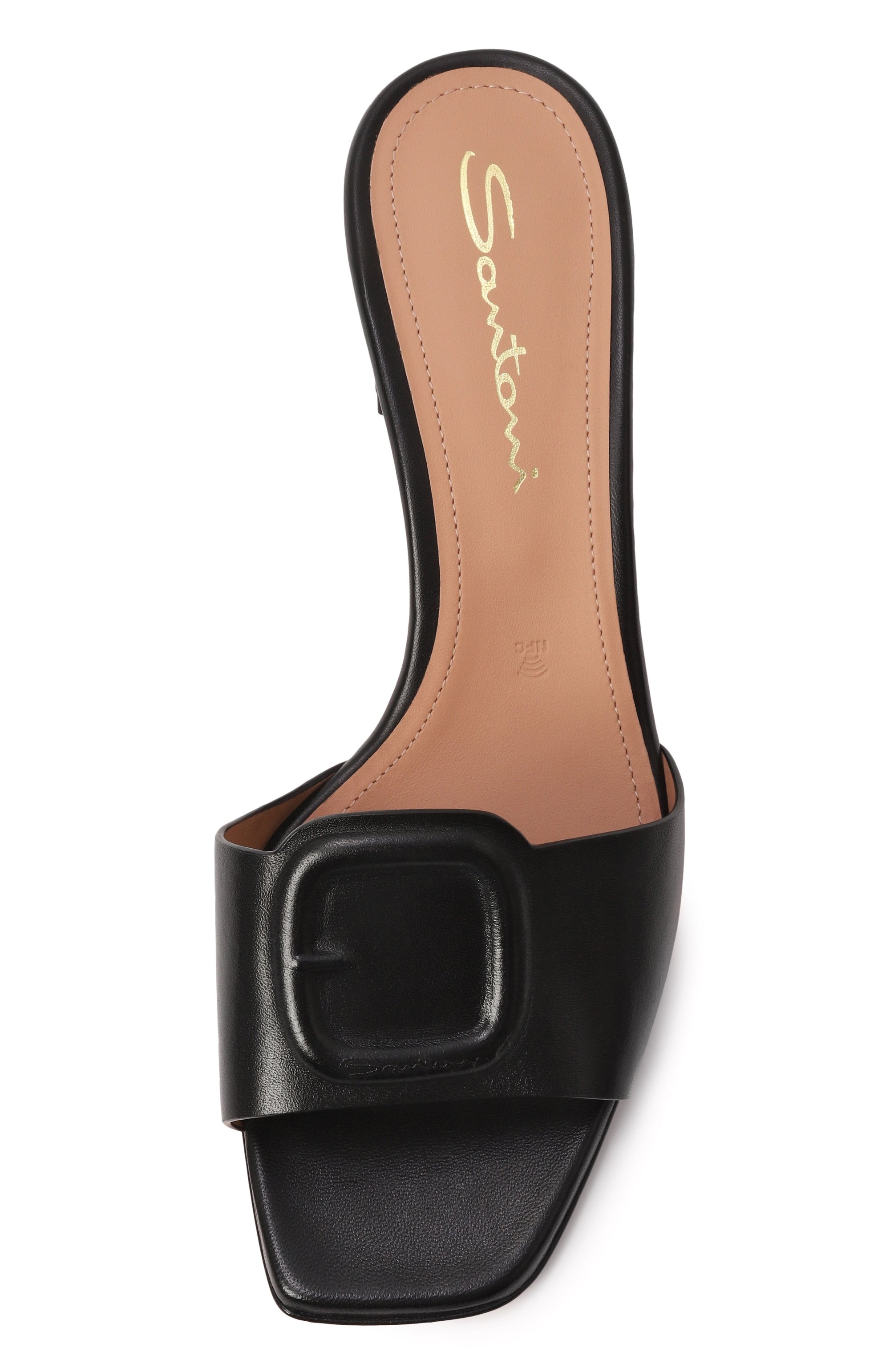 Кожаные мюли SANTONI, арт. WHNG71467HA2NKED, фот�о 6