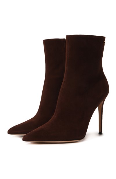 Замшевые ботильоны GIANVITO ROSSI, арт. G73149.15RIC.CASCH0C, фото 1