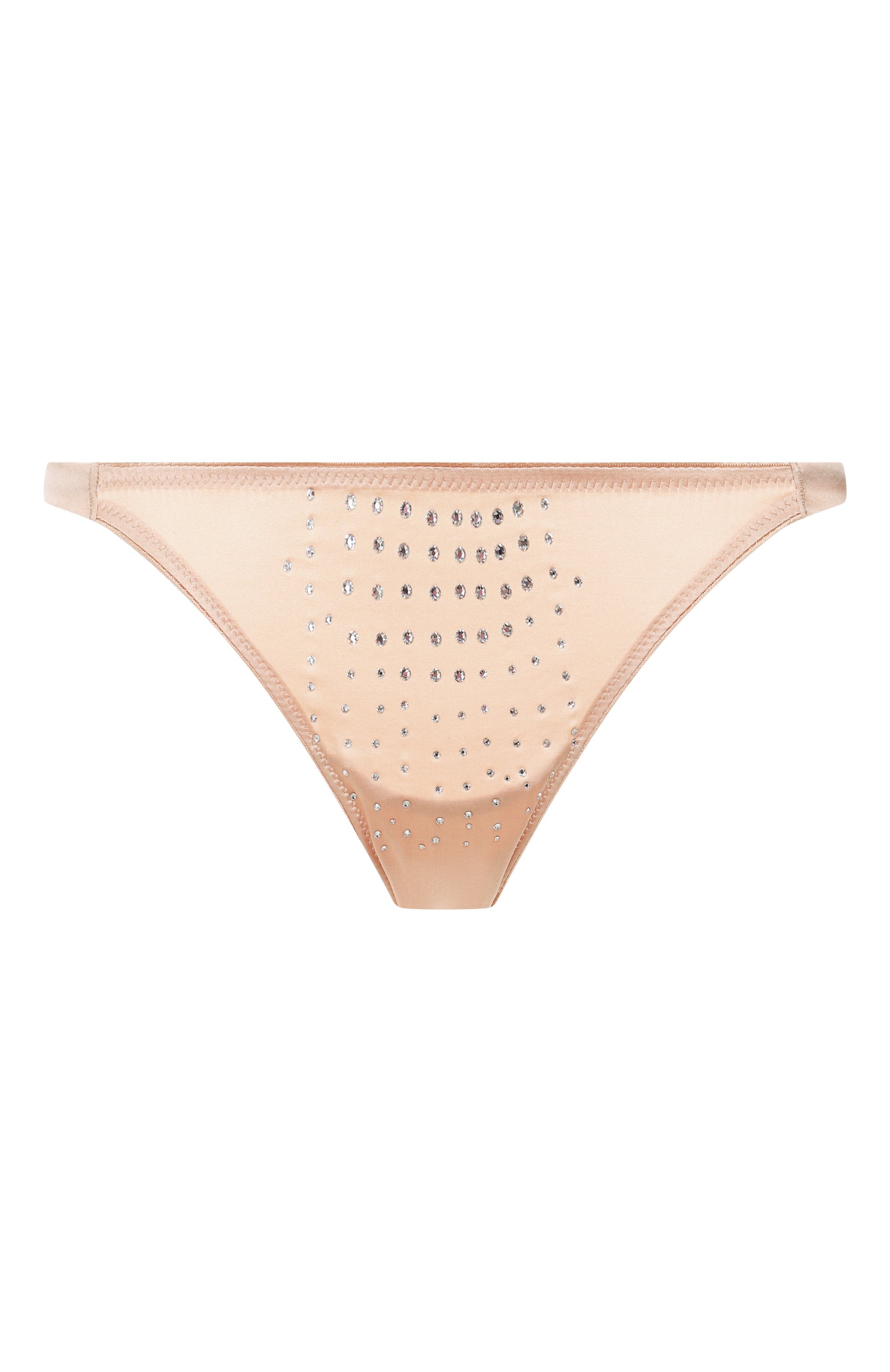 Шелковые трусы-танга с отделкой кристаллами swarovski I.D. SARRIERI, арт. M5643, фото 1