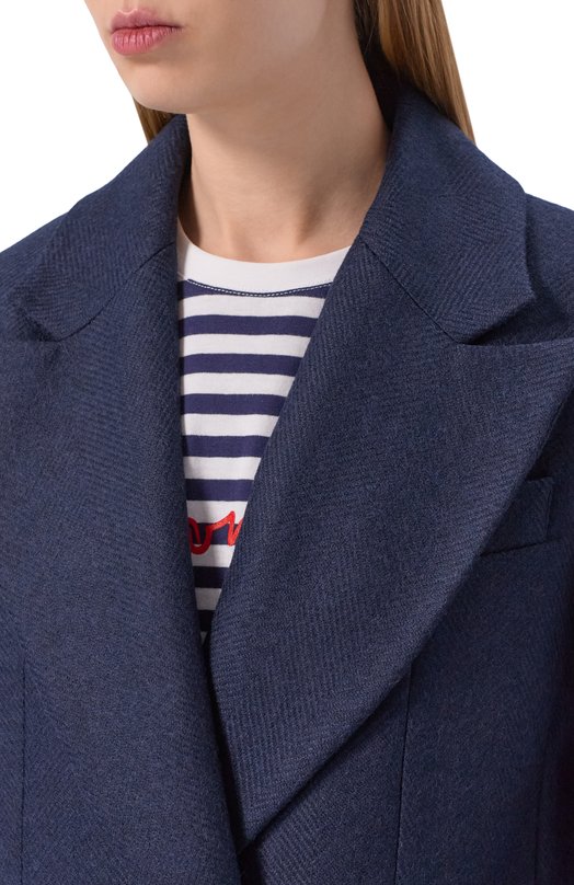 Шерстяной жакет Les Archives LA_445СО Синий  LA_445СО Фото 5