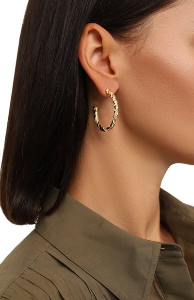 Серьги CRYSTAL HAZE, арт. R0PE CHAIN H00PS, фото 2