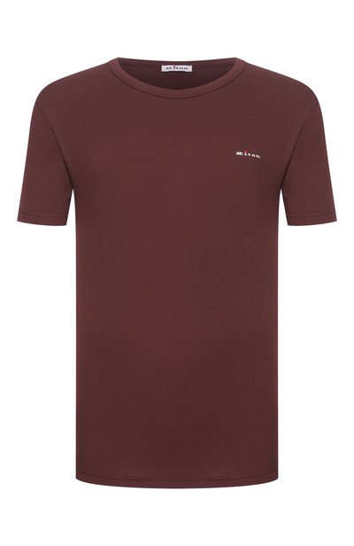 Мужская хлопковая футболка KITON, арт. UNWM008K0263L