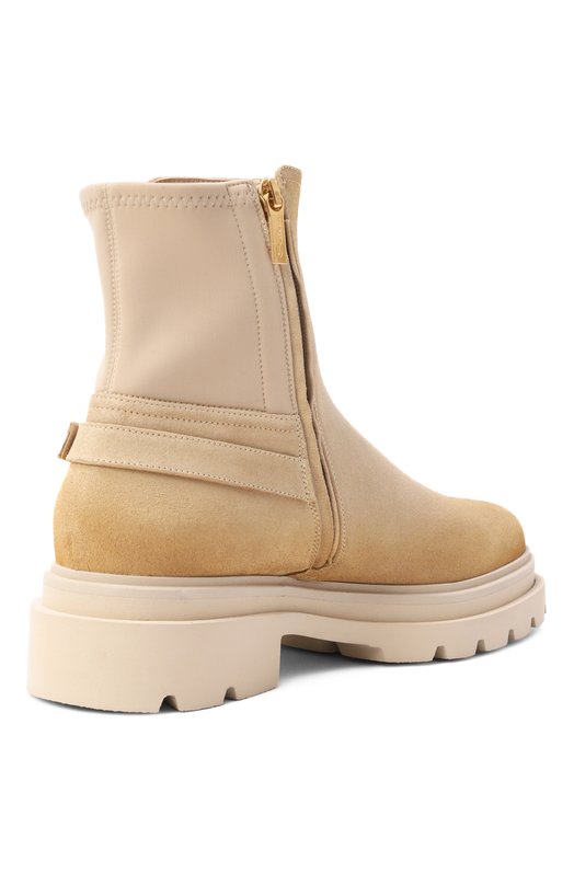 Замшевые ботинки Santoni WTEG71104G0MTHI0 Бежевый  WTEG71104G0MTHI0 Фото 5