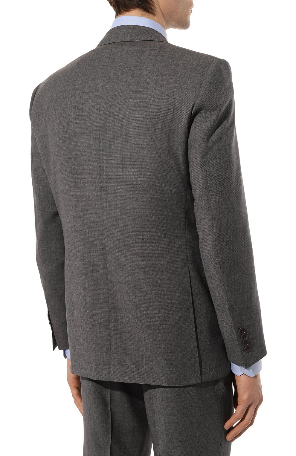 Шерстяной костюм CANALI серого цвета по цене 159000 руб., арт. 11280/19/FC04474, фото 3 Шерстяной костюм CANALI, арт. 11280/19/FC04474, фото 3