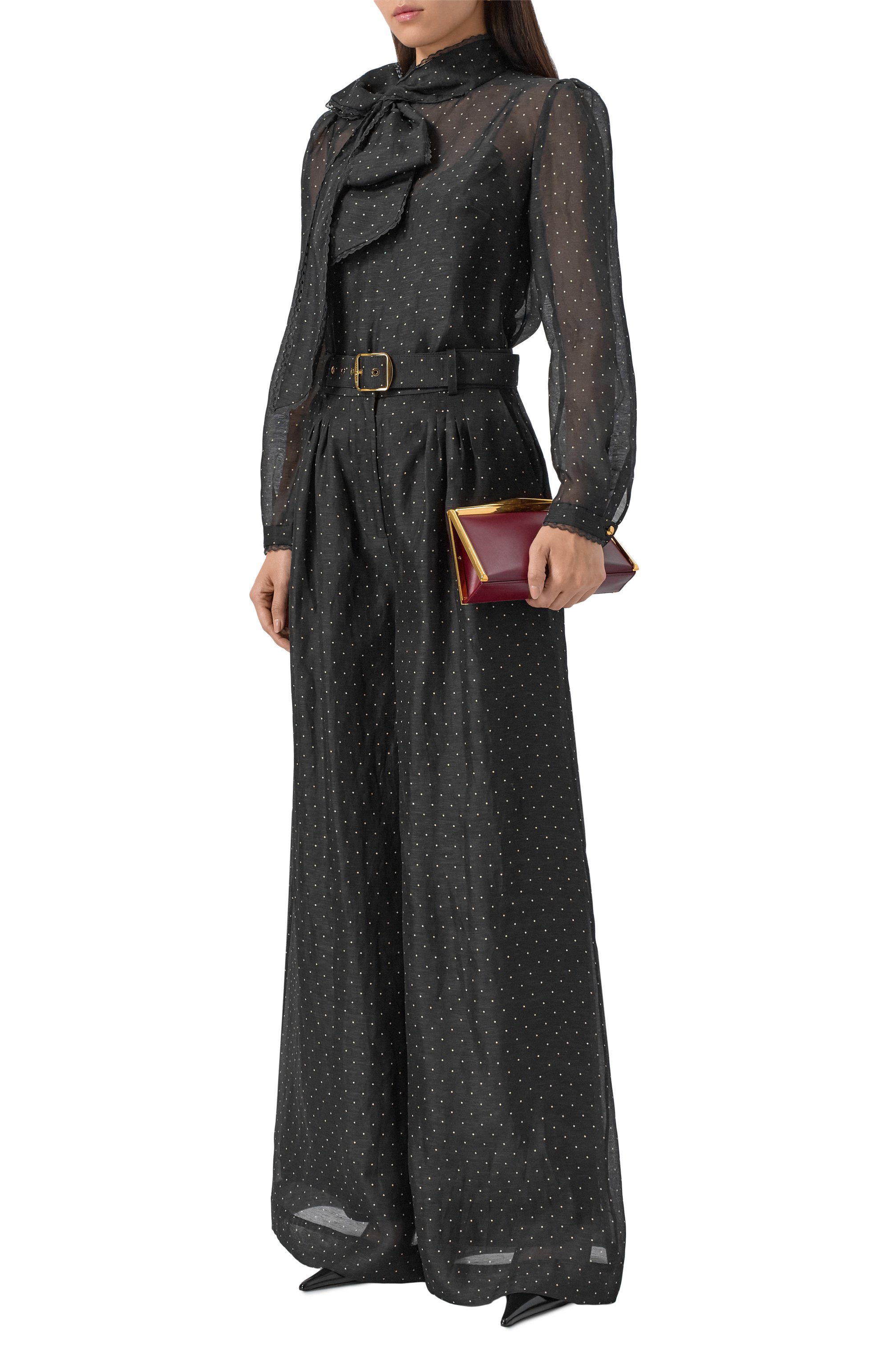 Брюки изо льна и шелка ZIMMERMANN, арт. 5526PF253, фото 2