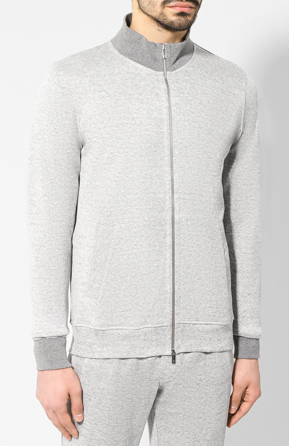 Спортивный костюм из смеси хлопка и льна CAPOBIANCO, арт. 6MT04.MA00., фото 2