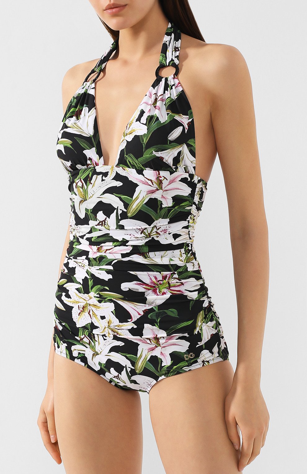 Слитный купальник DOLCE & GABBANA черного цвета по цене 73650 руб., арт. 09A44J/FSGQR, фото 2 Слитный купальник DOLCE & GABBANA, арт. 09A44J/FSGQR, фото 2